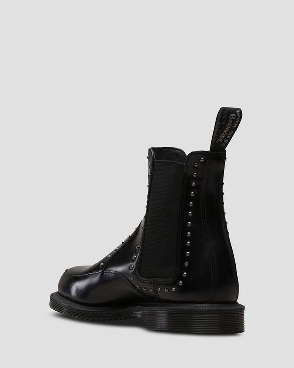 Dr Martens Dámské Kotníkové Boty Aimelya Stud Černé, CZ-692375